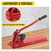 24\" Bench Type Hand Swager, Cutting Capacity 3/8\" Bolt Cutter Bench Type, Hardness 35-45HRC Crimping Tool Bench Wire Rope Cable, Red Swaging Machine