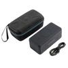 Square Speaker Bag Shockproof Carrying Storage Box for BOGASING M5 Speaker Bag with Inner Pocket Protective Holder
