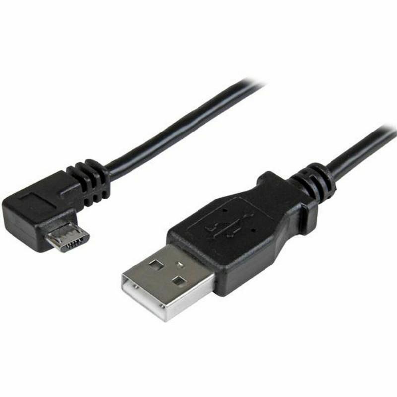 Startech-Cable USB a Micro USB Startech USBAUB50CMRA Negro
