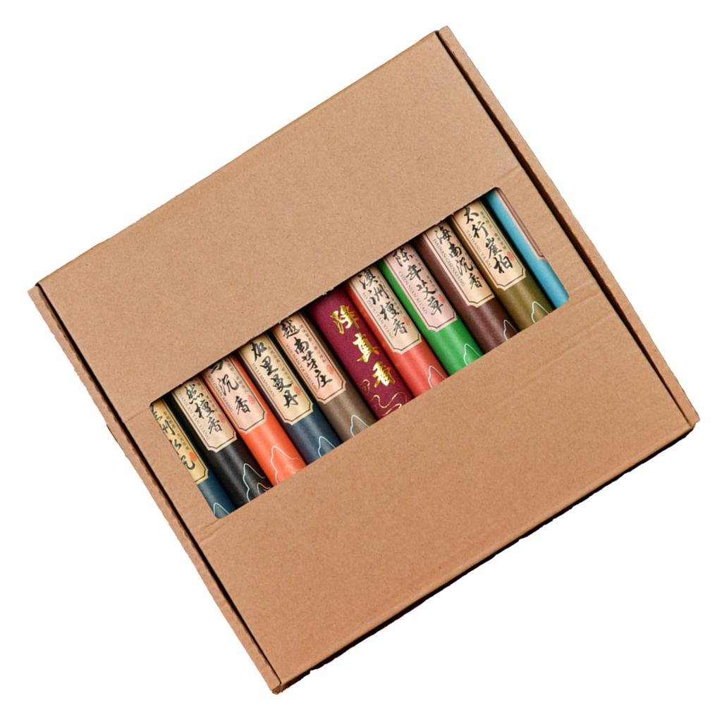 11 Sets Incense Sticks Natural Herbs Wormwood Incense Repellent Sticks for Night Sleeping