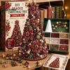 Healing Art And Craft Projects DIY Christmas Tree Beading Kit for Adults Beginners, Handmade 3D Ornament with Full Gifts Friends Tools Plastic