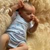 18 tommers naturtro gjenfødt jentedukke TWIN En søt livlig sovende nyfødt babydukke Full vinylkropp Babyguttdukke Real Like Kid's House Play Toy Ages 3+