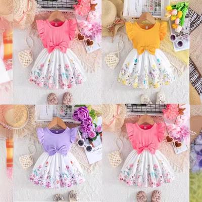 3M-3Y Baby Sweet Dresses Fashion Dresses Girls Print Dresses Summer Dresses