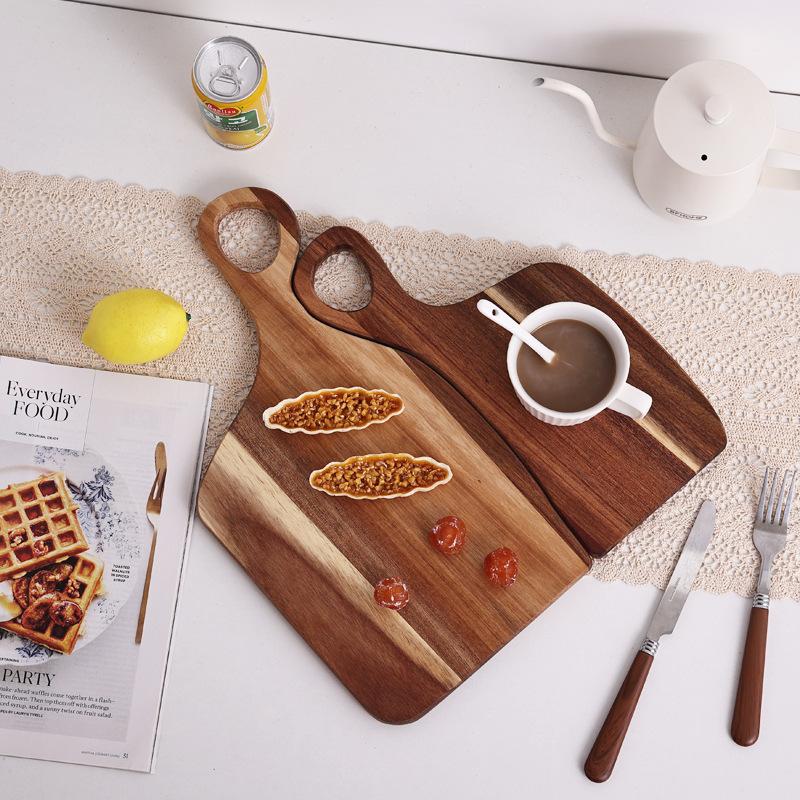 Black Walnut Solid Chopping Boards Wood Tray Pizza Board Cutting Board Kitchen Baking Utensils Bread Fruit Sticky Board