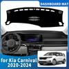 For Kia Carnival KA4 2024 High Quality Dashboard Cover Mat Sunshade Anti‑UV Protector Dash Pad Accessories