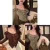 Lily Lace Off Shoulder Sweater With Ruffle Hem For Spring Casual Wear