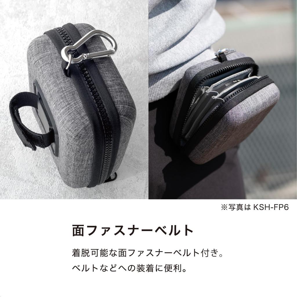 Kenko Lens Filter Carrying Case KSH-FP6 Mini 67mm Holds 6 Pieces Accordion Style EVA Material Carabiner