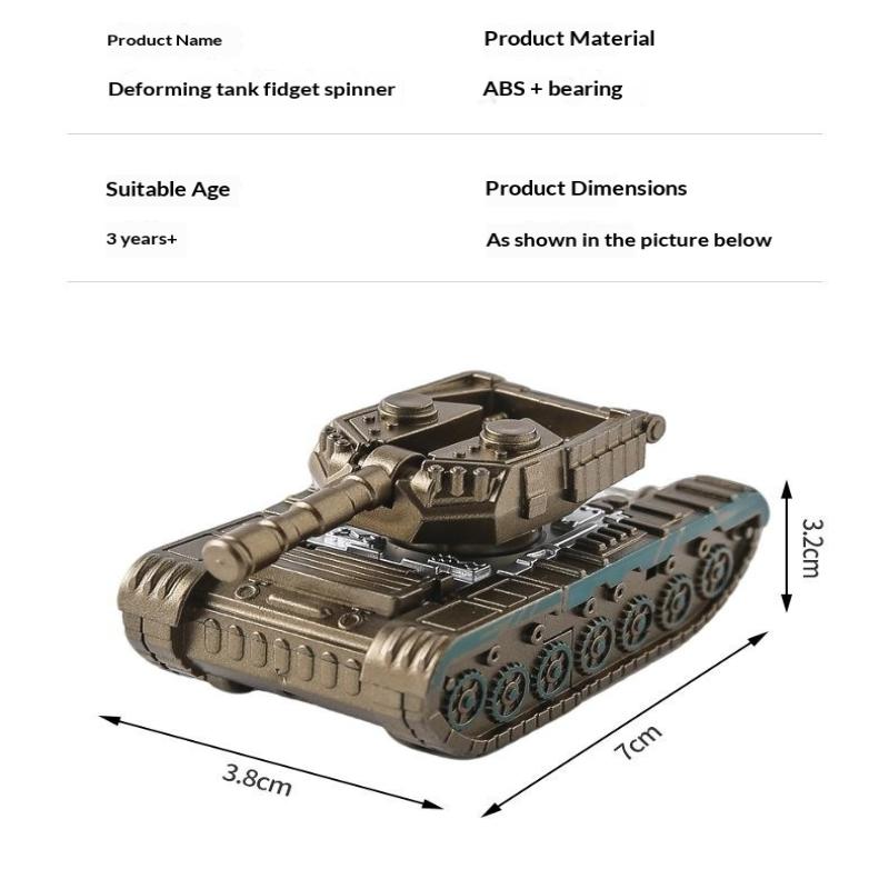 Creative Transforming Tank Gyroscope Finger Tip Gyroscope Stress Relief And Ventilation Finger Gyroscope