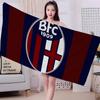Bologna Football Club 1909 Microfibra Stampata Asciugamano da Spiaggia Alpinismo Yoga Spiaggia Nuoto Corsa Assorbente Morbido Asciugamano