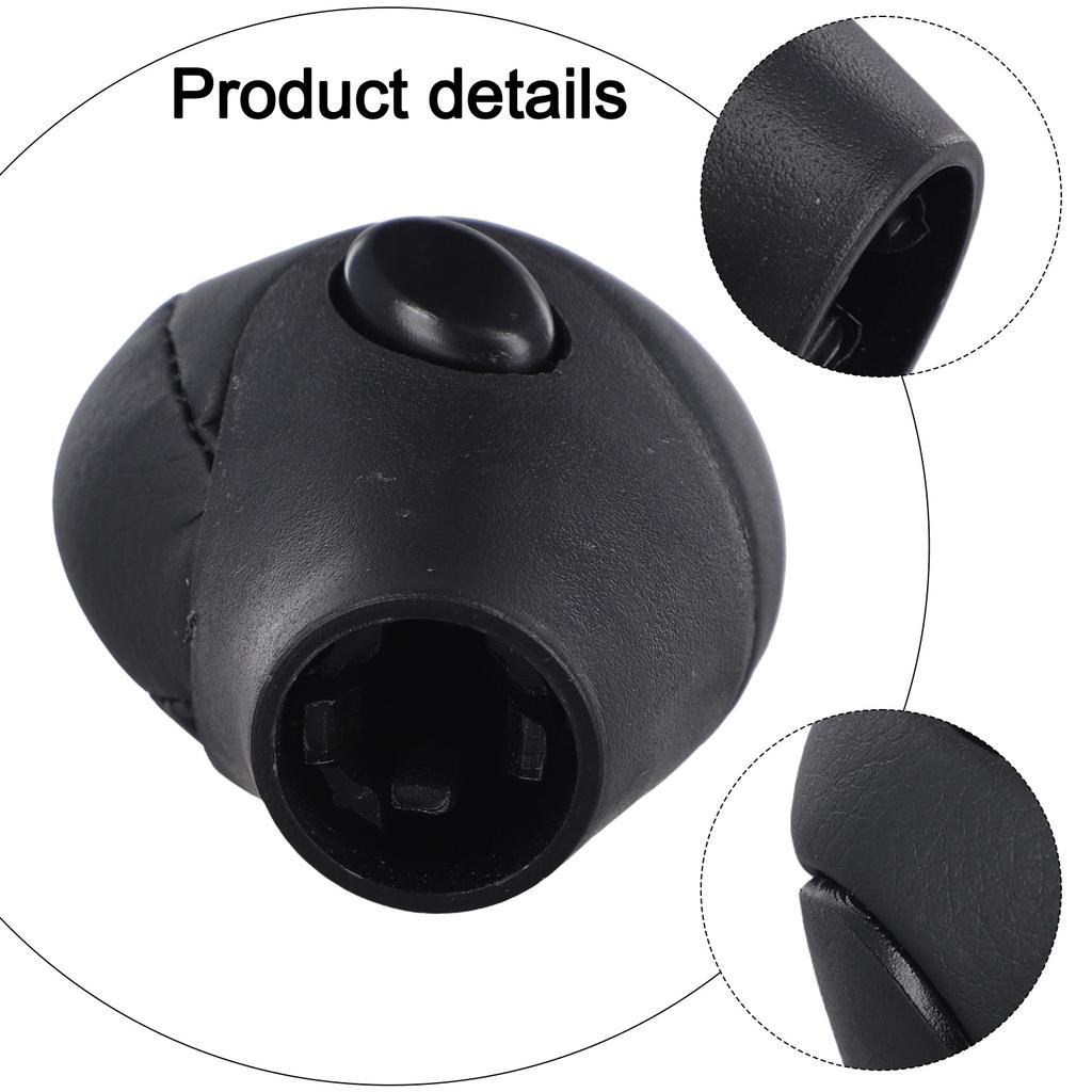 For Smart Fortwo 1998-2014 Black Shift Knob Automatic Shift Knob Easy Installation Ergonomic Design High-quality Materials