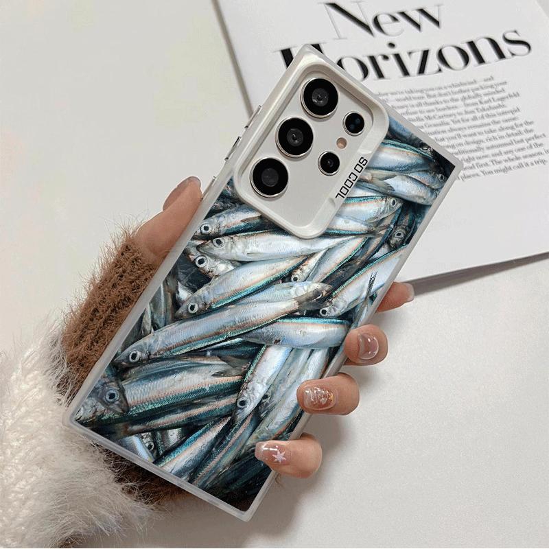 

Discounted Salted Fish Shockproof Phone Case for Samsung Galaxy S26 Edge S25 Ultra S24 FE S23 Plus S21 Cover Anti Fall Fundas Samsung S25 Plus