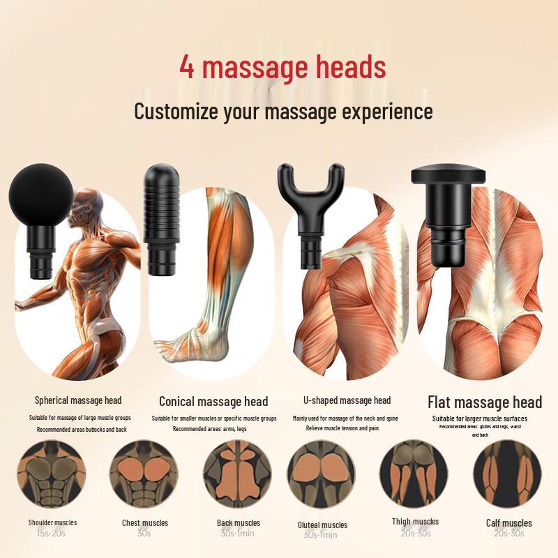 CLORIS Fascia Gun Massager CN plug (adapter included)