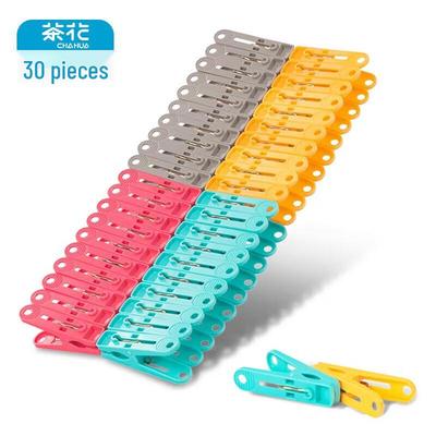 Plastic Windproof Clothes Drying Clips (30-pack)