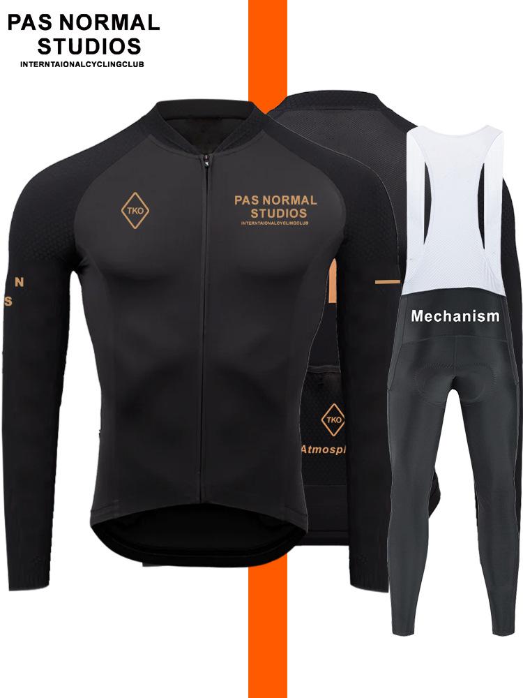 Spring and Summer Competitive Tight-fitting Version Cycling Suit, Thin Breathable and Quick-drying Long-sleeved Cycling Suit