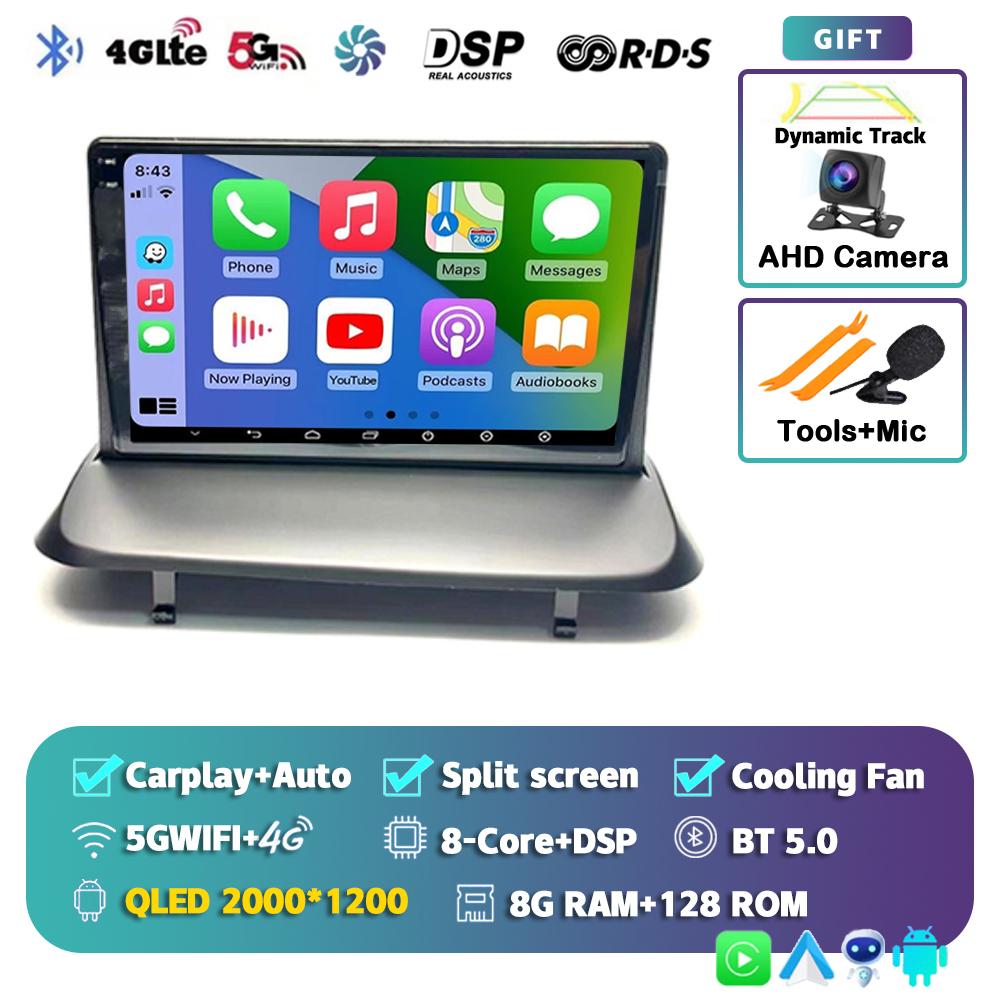 Android 14 Wireless Carplay Auto Car Radio For Peugeot 5008 3008 2009-2015 Audio GPS Navigation Multimedia Video Player Stereo