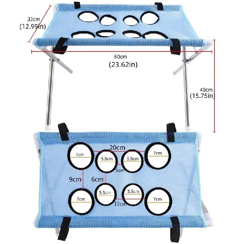Anti-Scratch Pet Grooming Hammock Adjustable Support Frame Pet Restraint Station Sturdy Detachable Pet Bathing Rack Small Dog