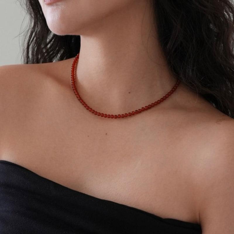 

часто [Срібло 925 проби] #AN39 Red