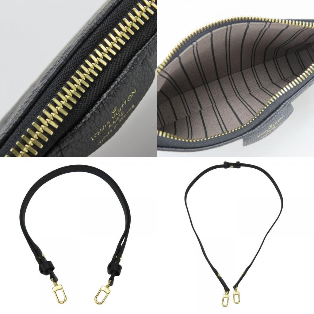 Used LOUIS VUITTON Shoulder Bag easy pouch M80349 Monogram Ann Platt Noir black 2WAY