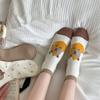 5Pairs Non-Slip Capybara Mid-tube Socks Cartoon Socks Women Lovely Capybara Socks  Women
