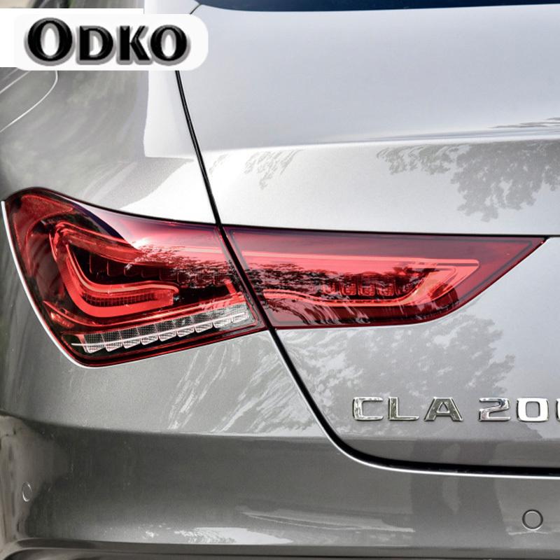 Autoscheinwerfer Tönung Schwarz Schutzfolie Rückleuchte TPU Aufkleber Für Mercedes Benz CLA Klasse C117 X117 W117 C118 X118 AMG CLA45 35