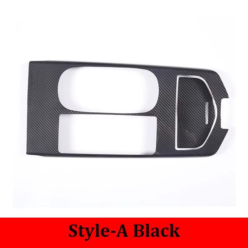 Soft Carbon Fiber For Maserati Ghibli 2014-2026 Car Center Control Gear Panel Cover Trim Sticker Car Accessories