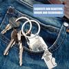 Stainless Steel Couple Keychain Engraved House Keyring Fashion Lovers Keyring  New Home Owners