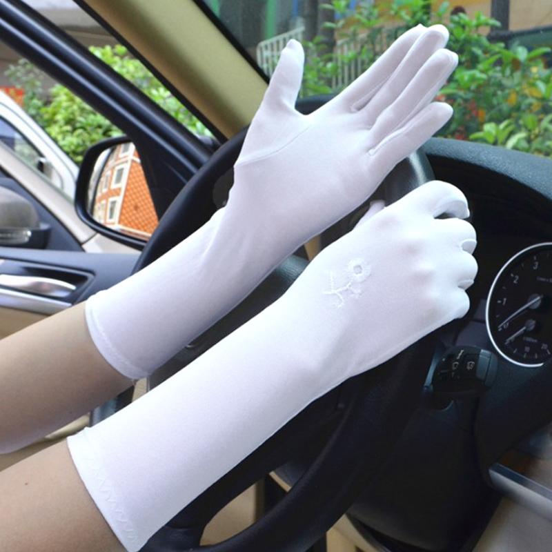 

Женщины Восточный Велоспорт Езда Вышитые Цветы Защита от Солнца Полиэстер Активный Отдых На Природе 4 Цвета