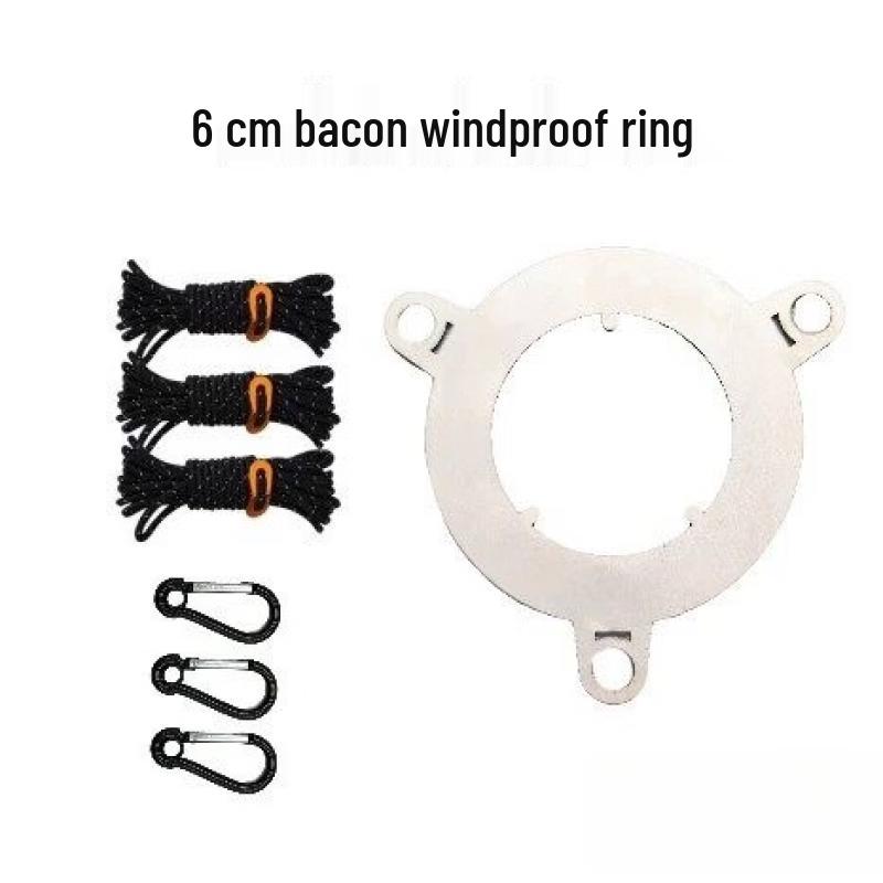 

Outdoor Camping Wood Stove Chimney Fixing Kit with 6CM Ring