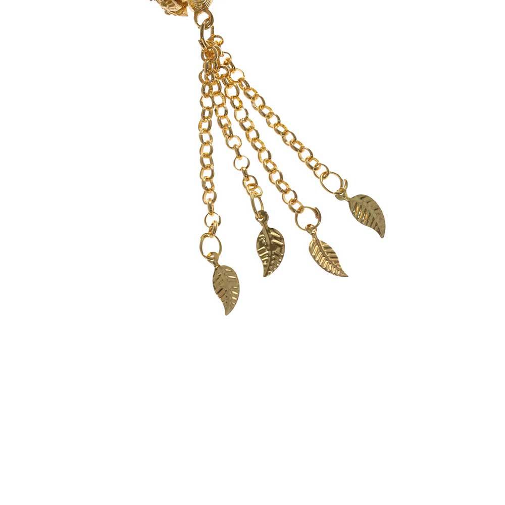 Ancient Hanfu Headwear Thai Headdress Metal Hair Sticks Tassels Hairpin Ancient Style Headwear