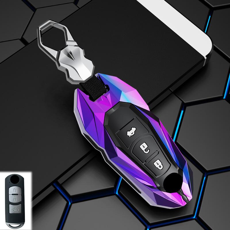 Zinc Alloy Car Remote Key Case Cover for Mazda 2 3 6 Axela Atenza CX-5 CX5 CX-7 CX-9 2014 2015 2016 Car Accessories