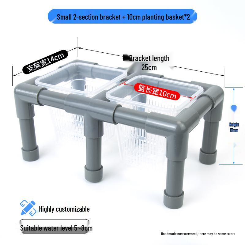 Hydroponic Plant Basket for Aquatic Tanks - Pothos Holder & Landscaping Decor