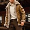 Warm Winter Men's Jacket Thickened Suede Faux Fur Jacket Independent Station