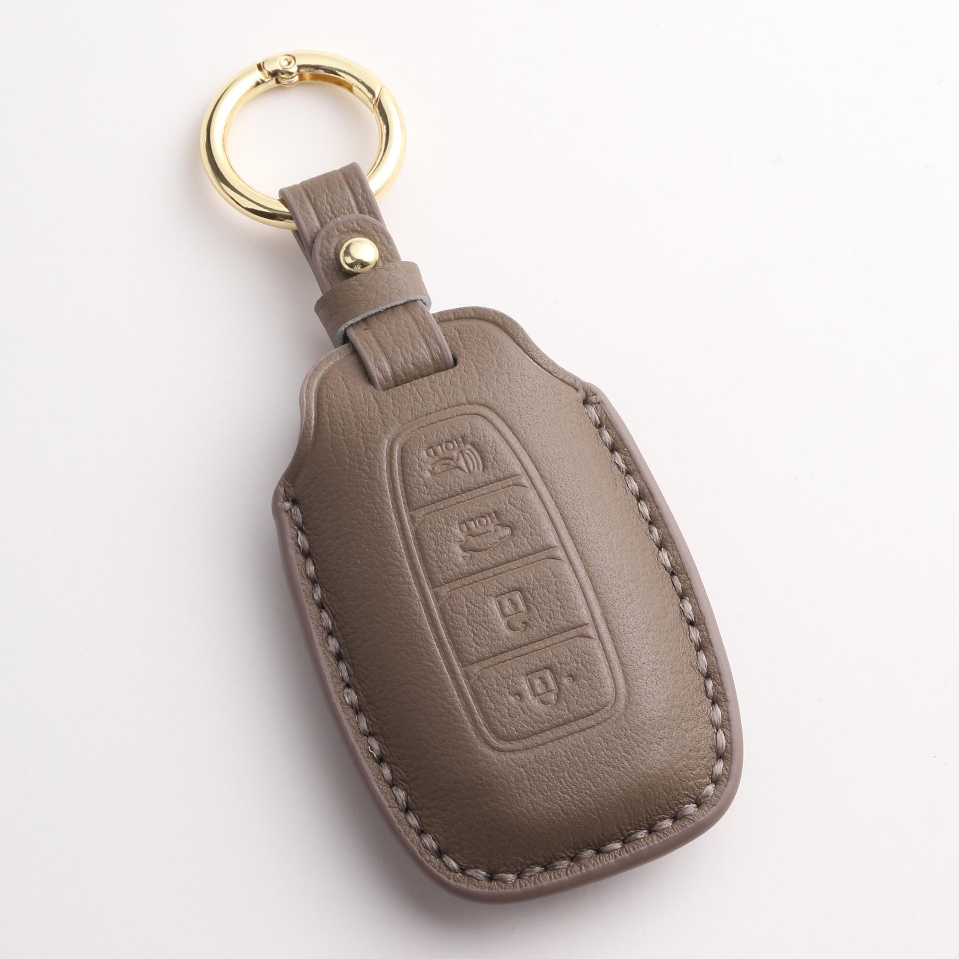 

Applicable To Beijing Hyundai Motor Leading Name Turina 25 Fista Auto Handmade High-End Key Case коричневый