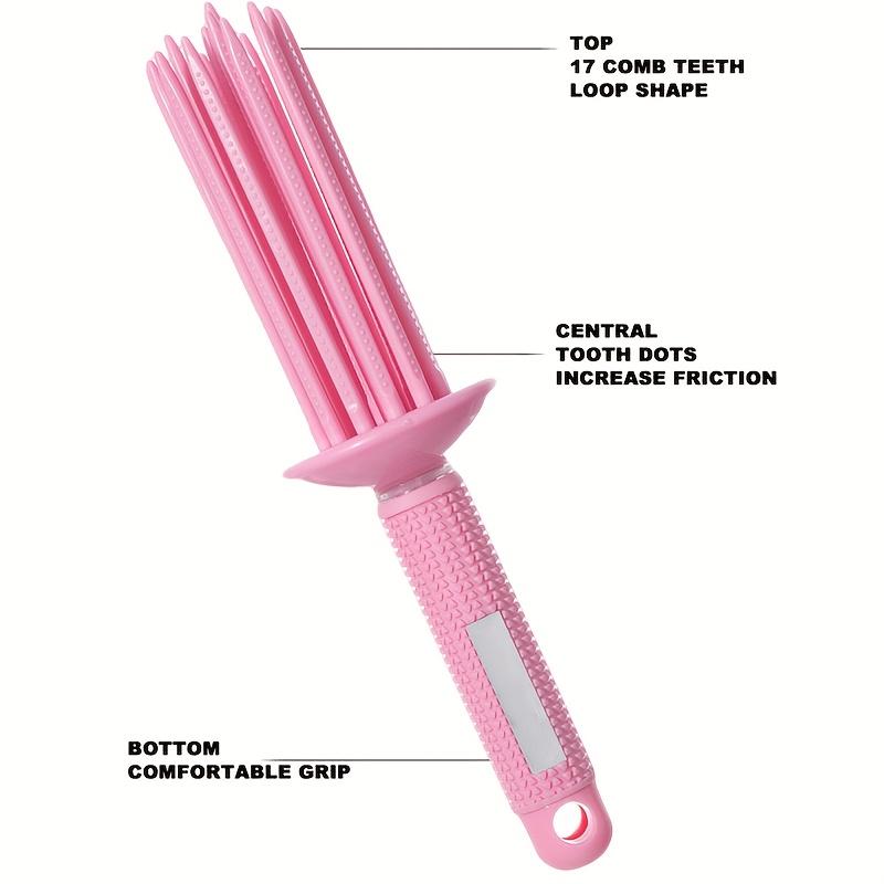 Spazzola Volumizzante per Capelli Ricci e Mossi, Pettine Antistatico per lo Styling dei Capelli per Donne