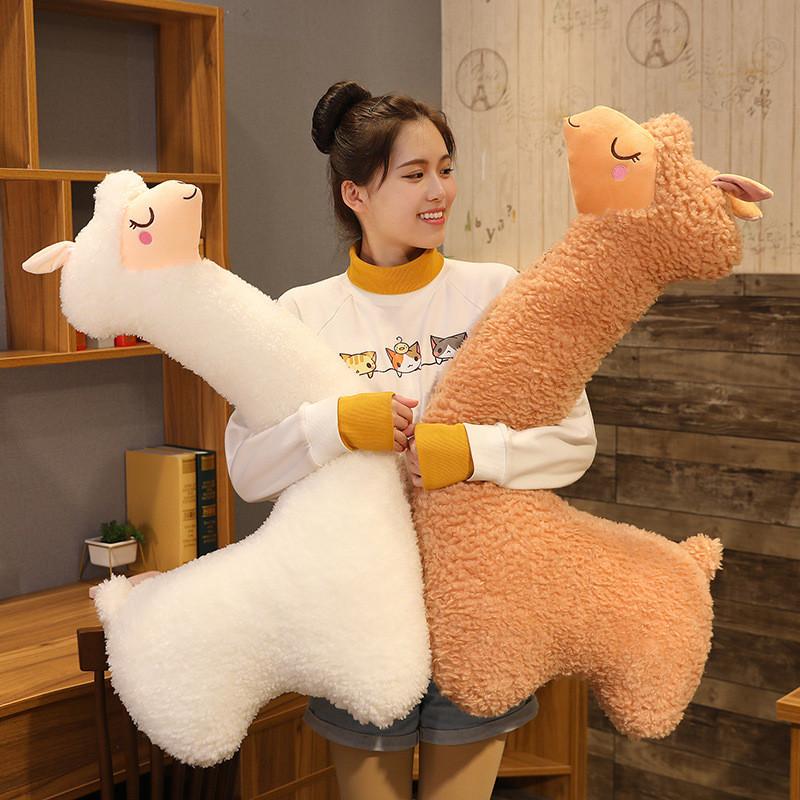Animal Alpaca Cartoon Wool Toy Little Sheep Doll Girl Sleeping Companion Gift