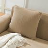 New Design Colors Thick Polar Fleece Sofa Protective Cover Jacquard Solid Printed Pillowcase Cover For Soft Cushion 45x45cm
