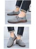 Men's Slip-on Old Beijing Canvas Shoes - Breathable, Non-slip, Wear-resistant Sole, Spring/Autumn Casual Footwear