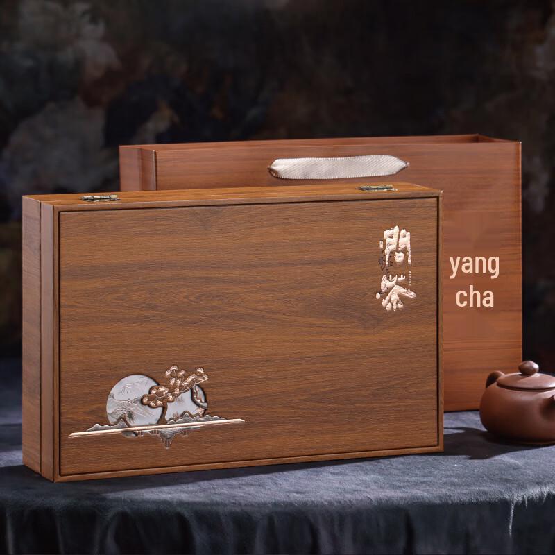 Деревянная подарочная коробка для блина чая Пуэр LISM с ножом для чая