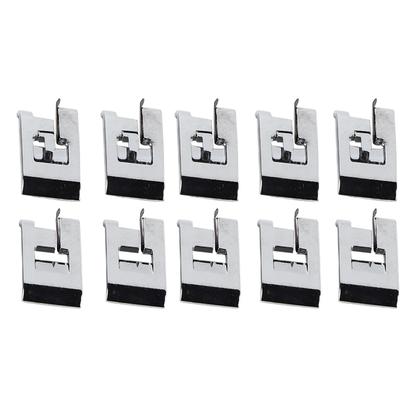 10 Pezzi Piedino Legatore Nastro Biais a G Ganciato Piedino Prensatore Overlock per Macchina da Cucire Brother Singer