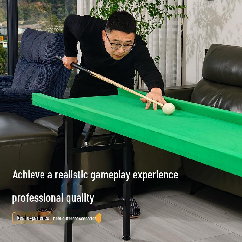 Five-Point Portable Folding Snooker Table with Iron Legs