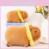 Capybara Sunflower Bagel Plush Toy Animal Stuffed Doll Decoration Kids Gift