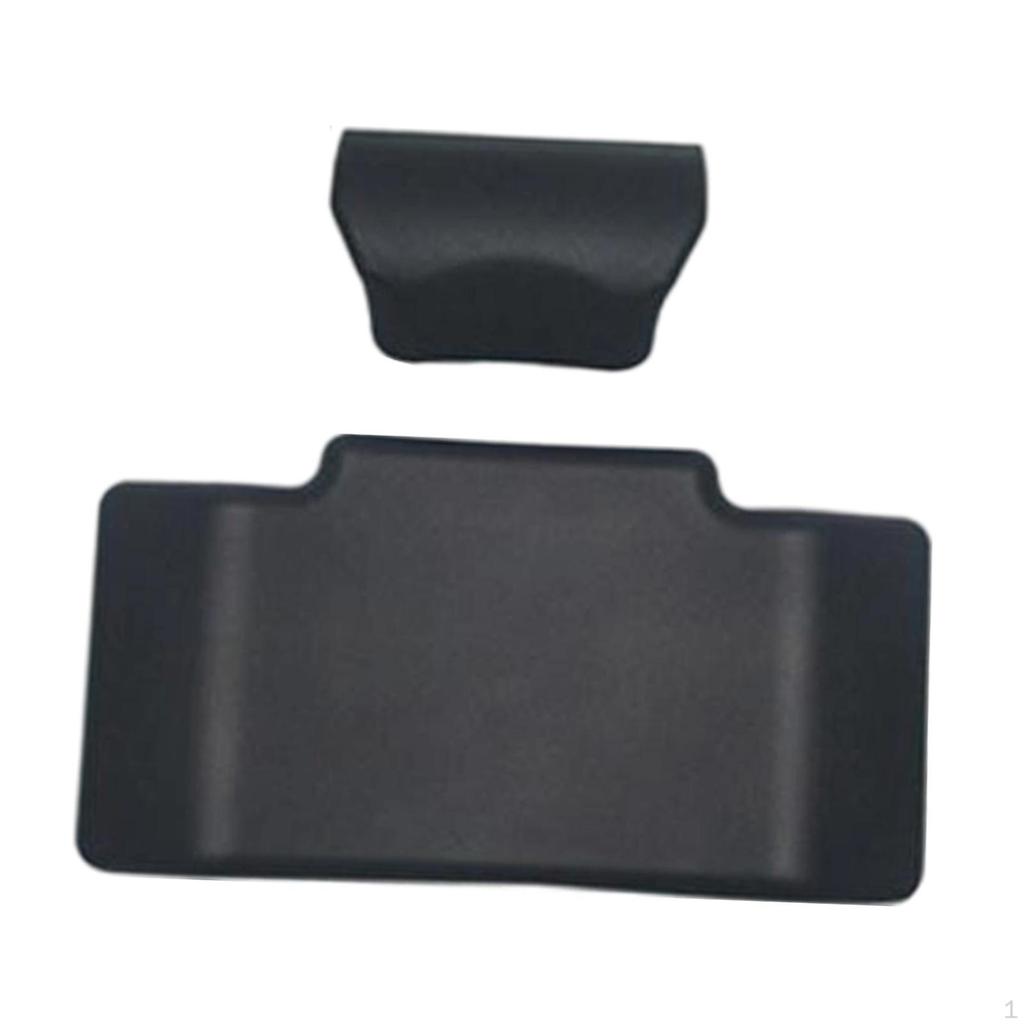 2 Pieces Backrest Cushion Accessories Passenger Sissy Bar Rear Suitcase PU Material