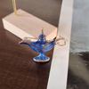 Vintage Aladdin Magic Lamp Genie Brooches Exotic Enamel Lapel Pin for Women Men Clothing Decor Fashion Jewelry Gift Accessories