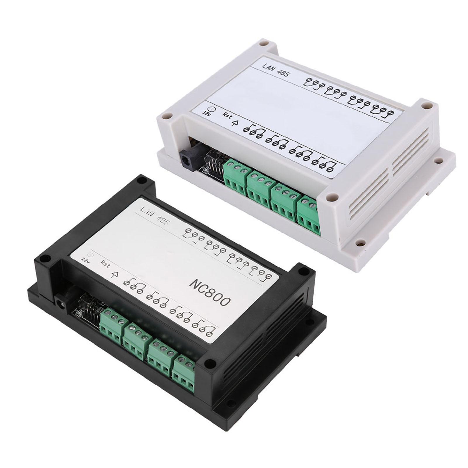 

8‑Channel Relay Controller RJ45 TCP/IP Remote Controller Module 8‑Channel Relay Switch 250V/AC 10A TCP/IP Remote Controller WHITE