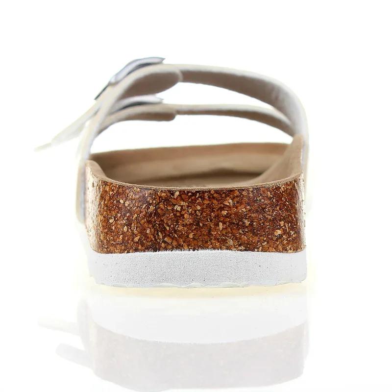 Fashion 4 color Fashion Summer Cork Slipper Sandals Women Casual Beach Mixed Color Flip Flops Slides Shoe Flat With Plus Size 35-43