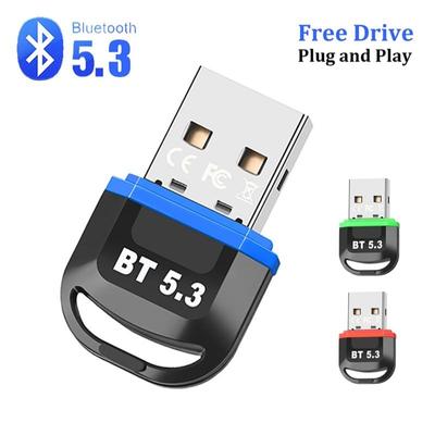Adapter Bluetooth 5.3 USB Klucz sprzętowy zgodny z Bluetooth Muzyka stereo Odbiornik Audio Nadajnik do komputera PC Laptop Mysz Klawiatura Głośnik