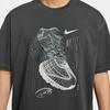 Men's Nike T Shirts Men's Dark Smoke Gray Crew Neck