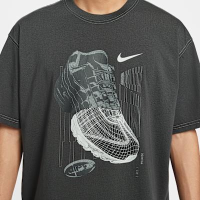 Men's Nike T Shirts Men's Dark Smoke Gray Crew Neck