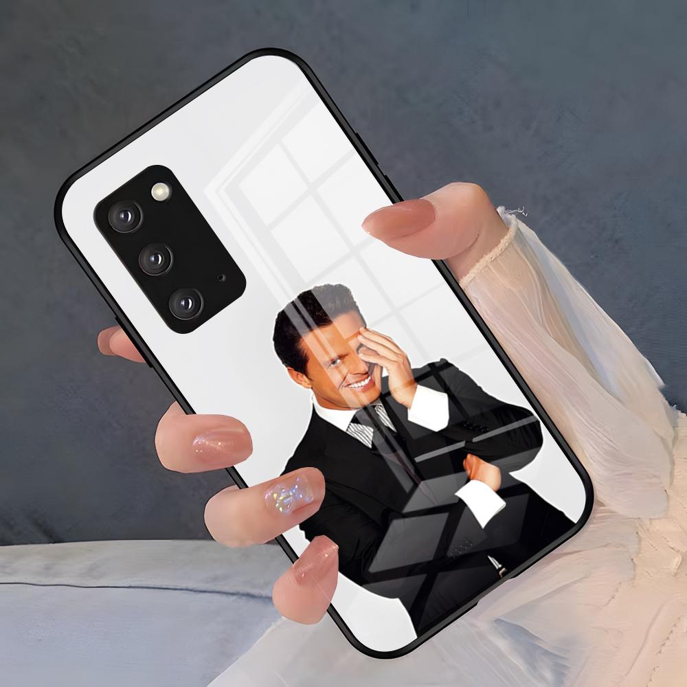 Singer Luis Miguel Phone Case For Samsung S26 S25 Plus S20 S20 Plus S22 Ultra S23 FE S21 Plus S21 Ultra Glass Cover
