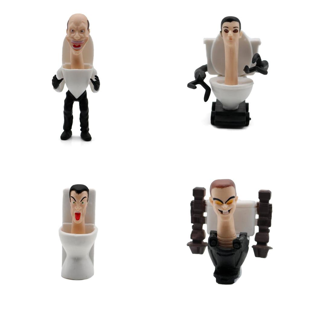 PVC-Material Toilettenmann vs. Überwachungsmann Figur Spielzeug Großhandel Jungenpuppe Anhänger Geschenk G291983 Toilettenmann 13 Stile